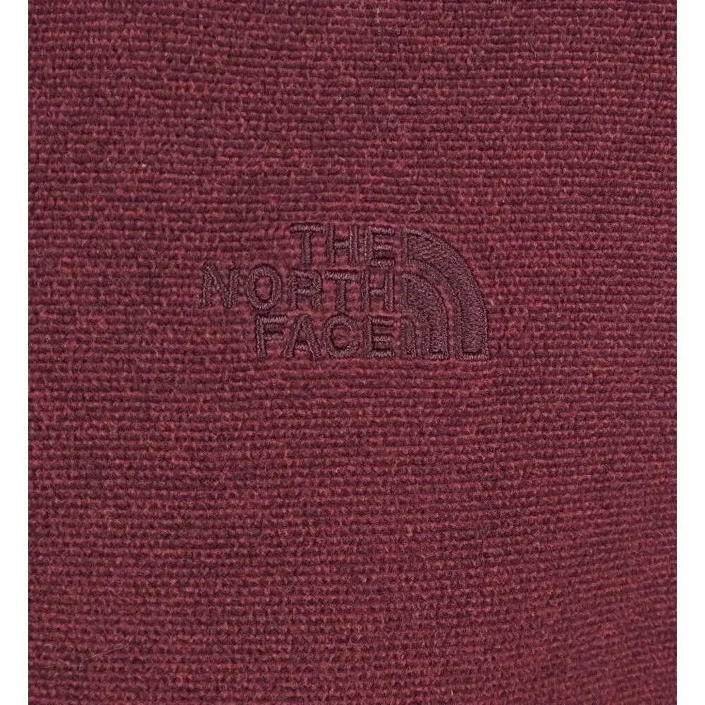 The North Face Mens Quarter Zip Fleece Pullover Large Maroon Burgundy Gorpcore